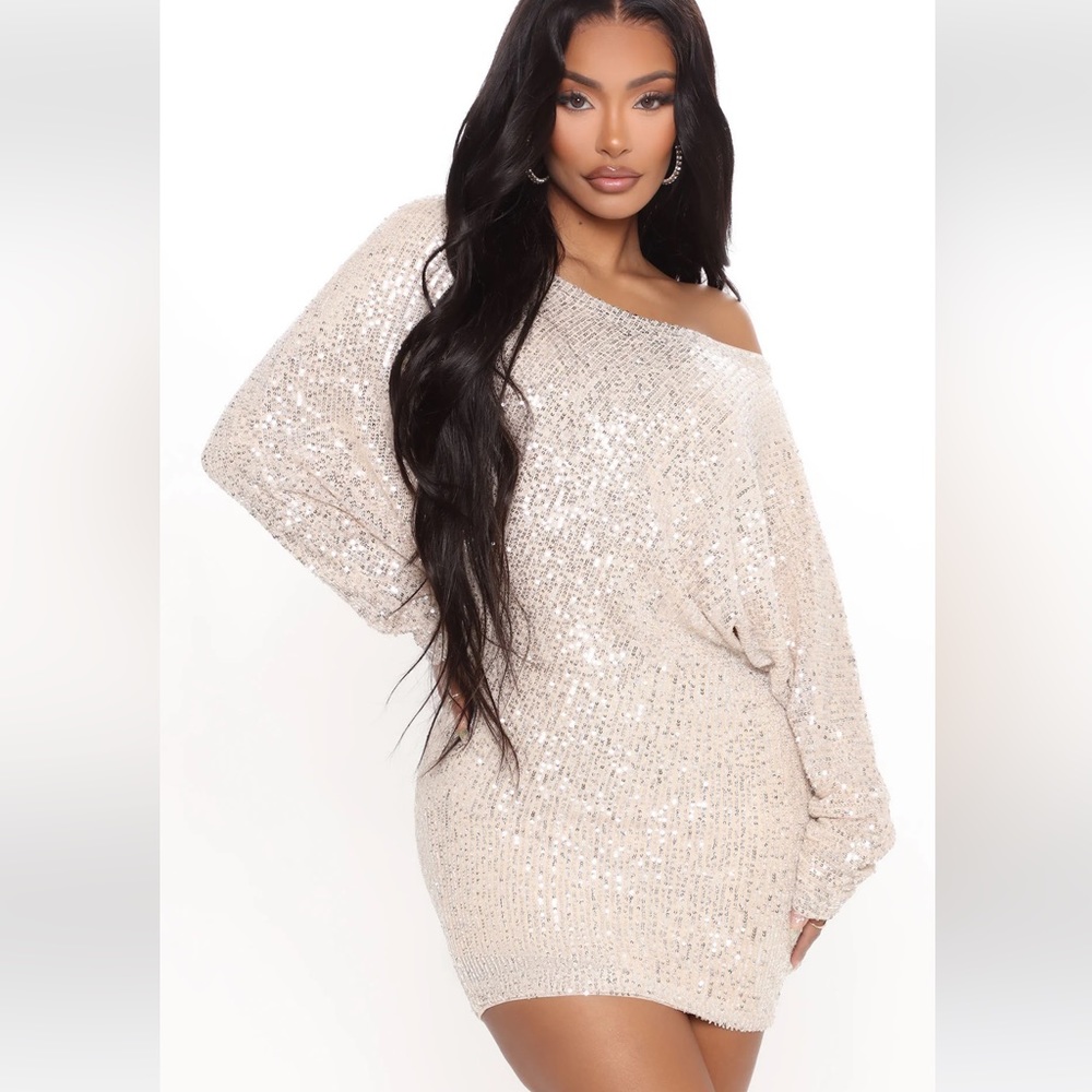 Sequin mini dress